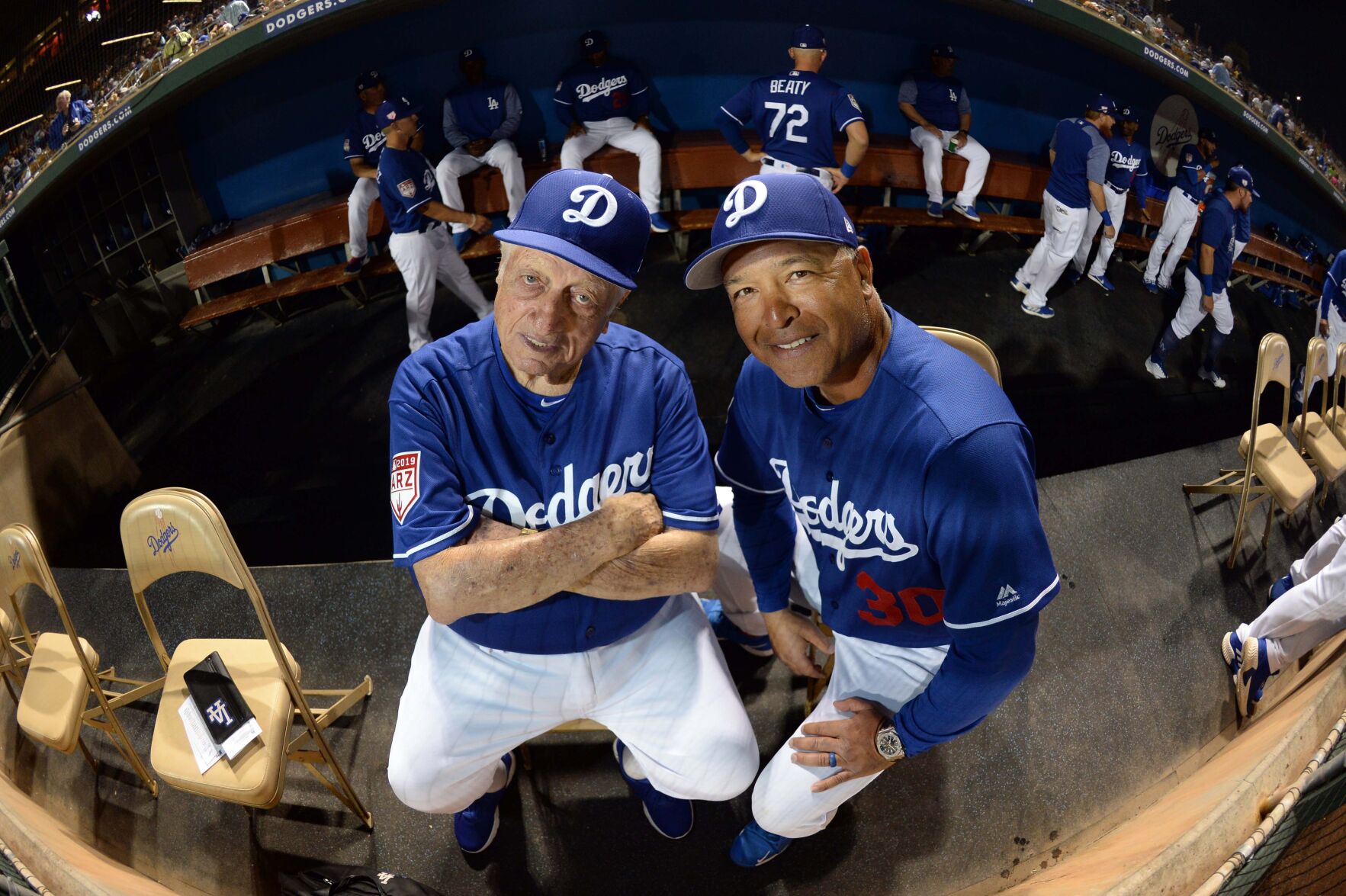 MLB: Spring Training-Cleveland Indians at Los Angeles Dodgers